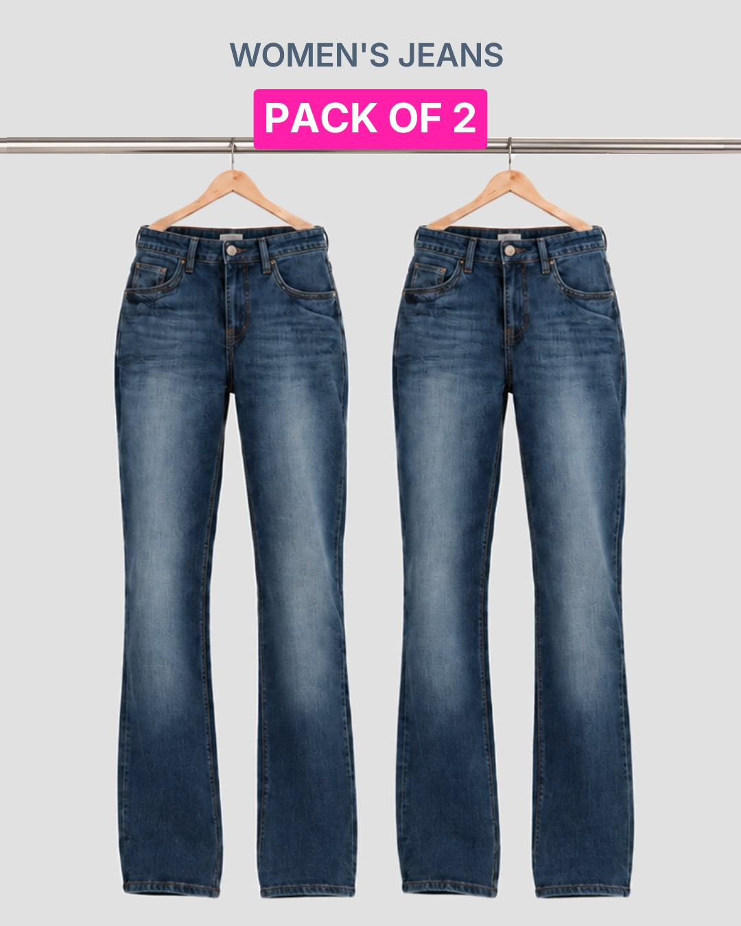 Pack of 2 Women's Jeans ST-18