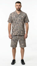 Urban Forest Cotton Shorts Set