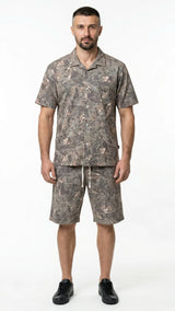 Urban Forest Cotton Shorts Set