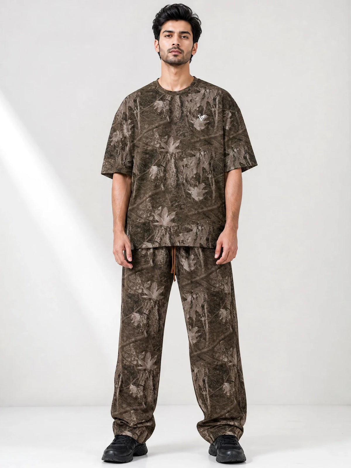 Unisex Forest Printed Baggy Fit Tracksuit