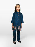 Girls shirt VG78-D Ligth Navy