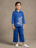 Girls Winter 2Pcs Printed Suit VG204-A