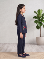 Girls Winter 2Pcs Embroidered suit VG217-A