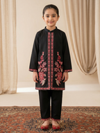 Embroidered Girls Co Ord Set VG210-A