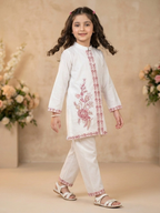 Embroidered Girls Co Ord Set VG210-C