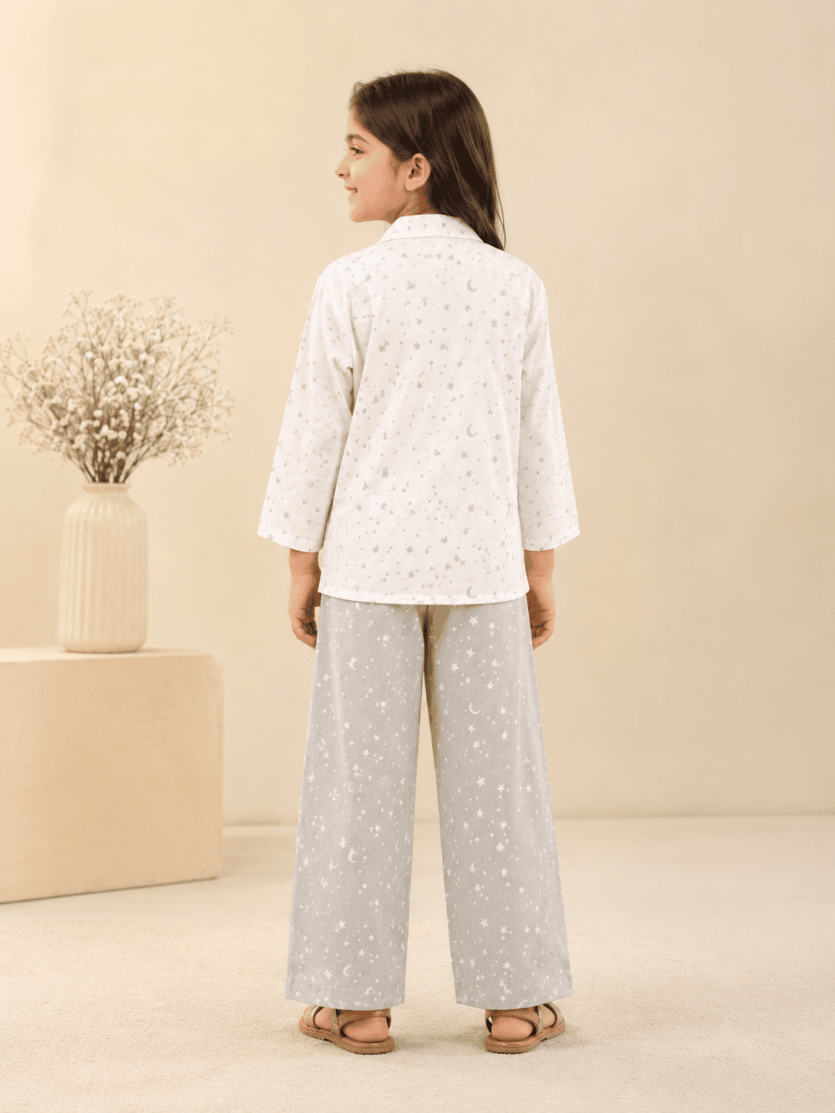 Girls 2Pcs Printed Suit VG164-A