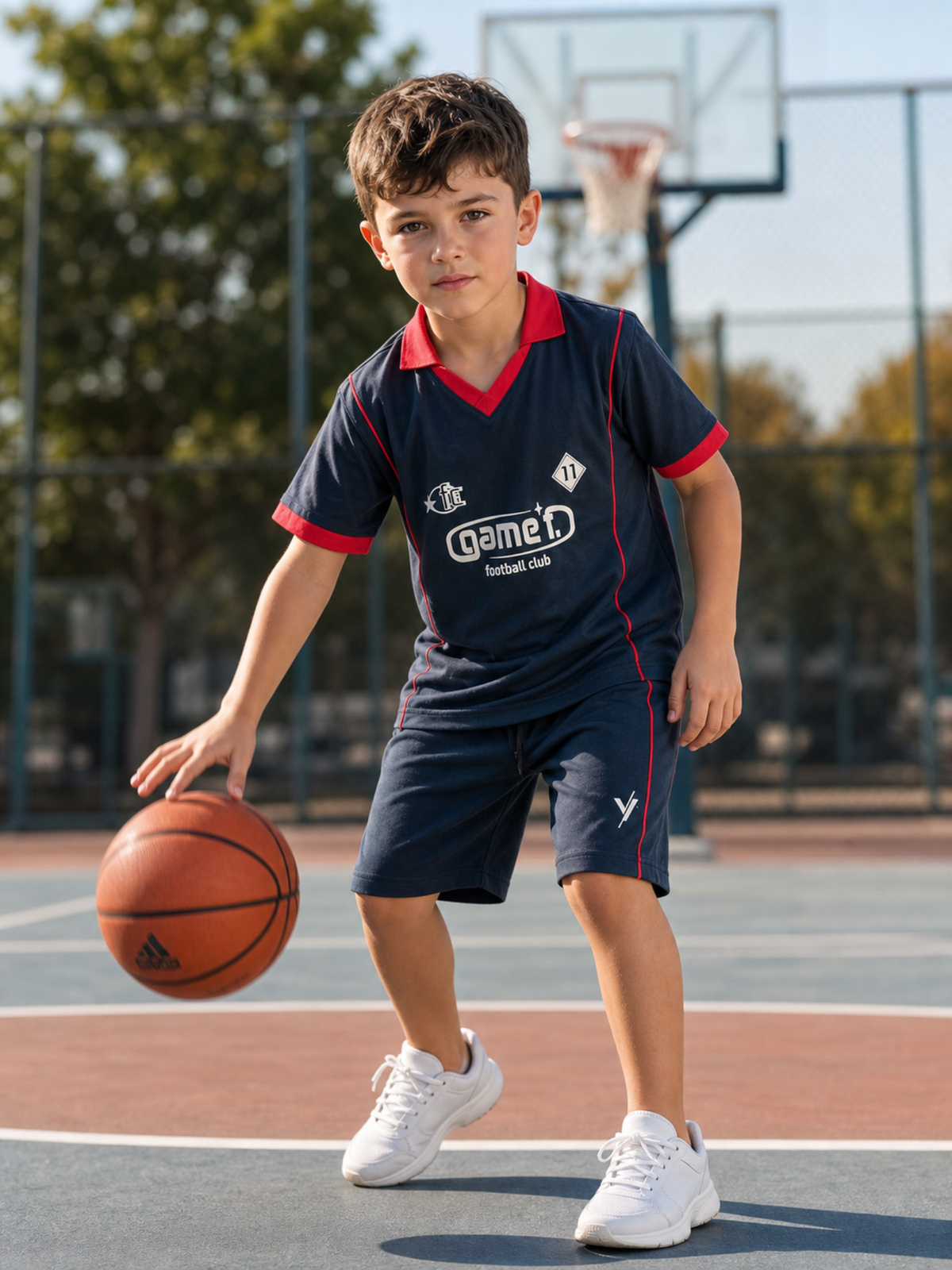 Kids Single Jersey Summer Tracksuit VST77-A