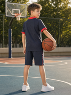 Kids Single Jersey Summer Tracksuit VST77-A