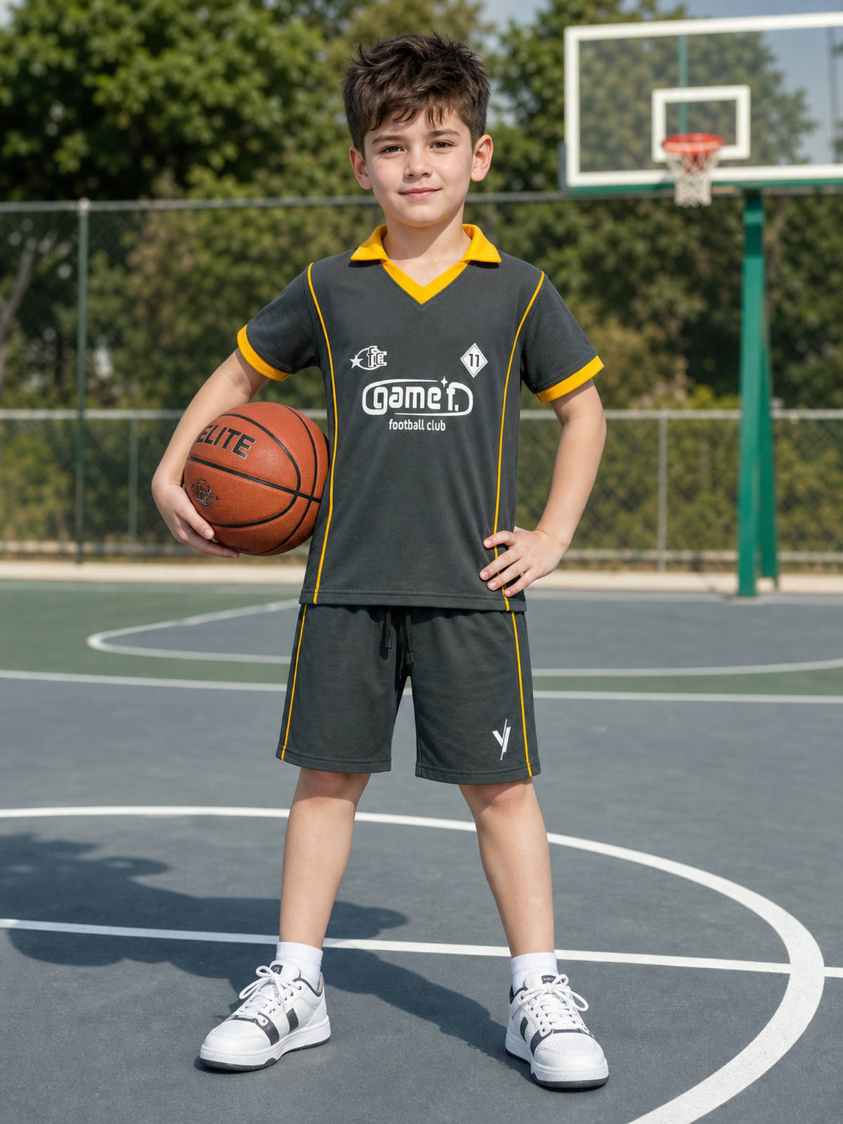 Kids Single Jersey Summer Tracksuit VST77-B