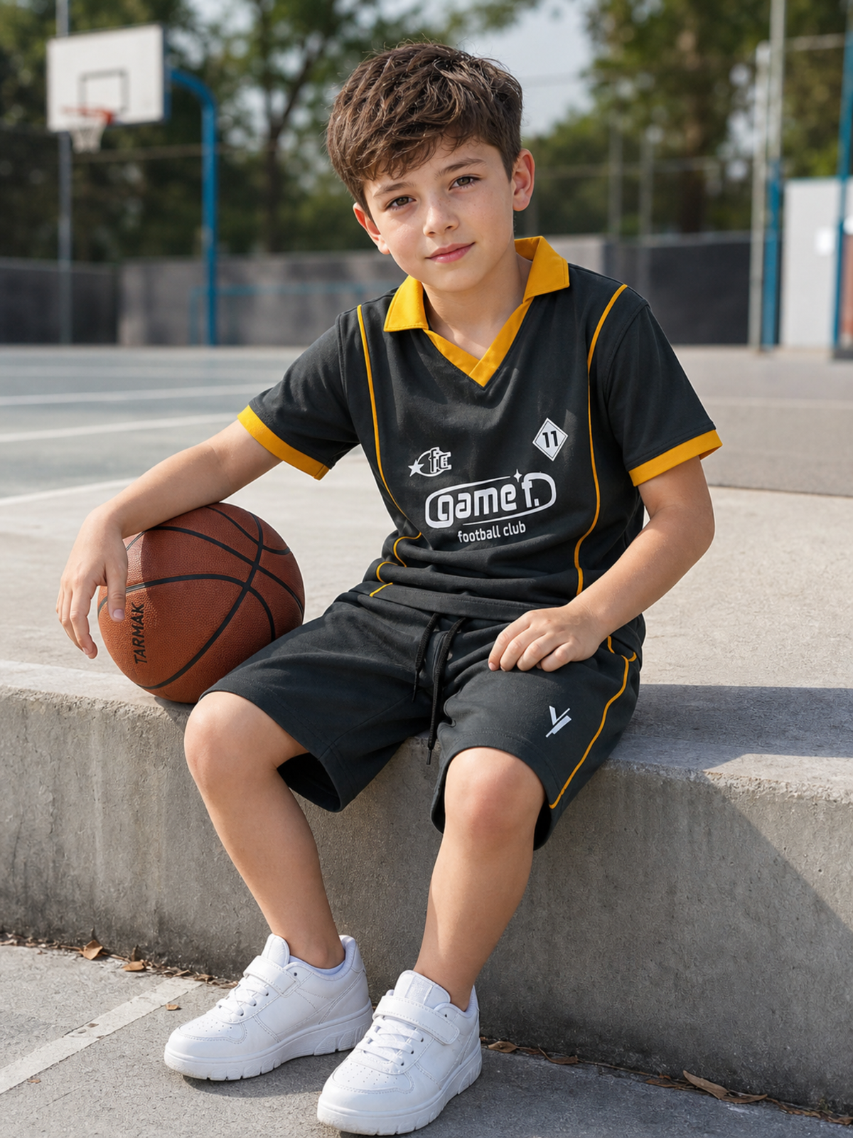 Kids Single Jersey Summer Tracksuit VST77-B