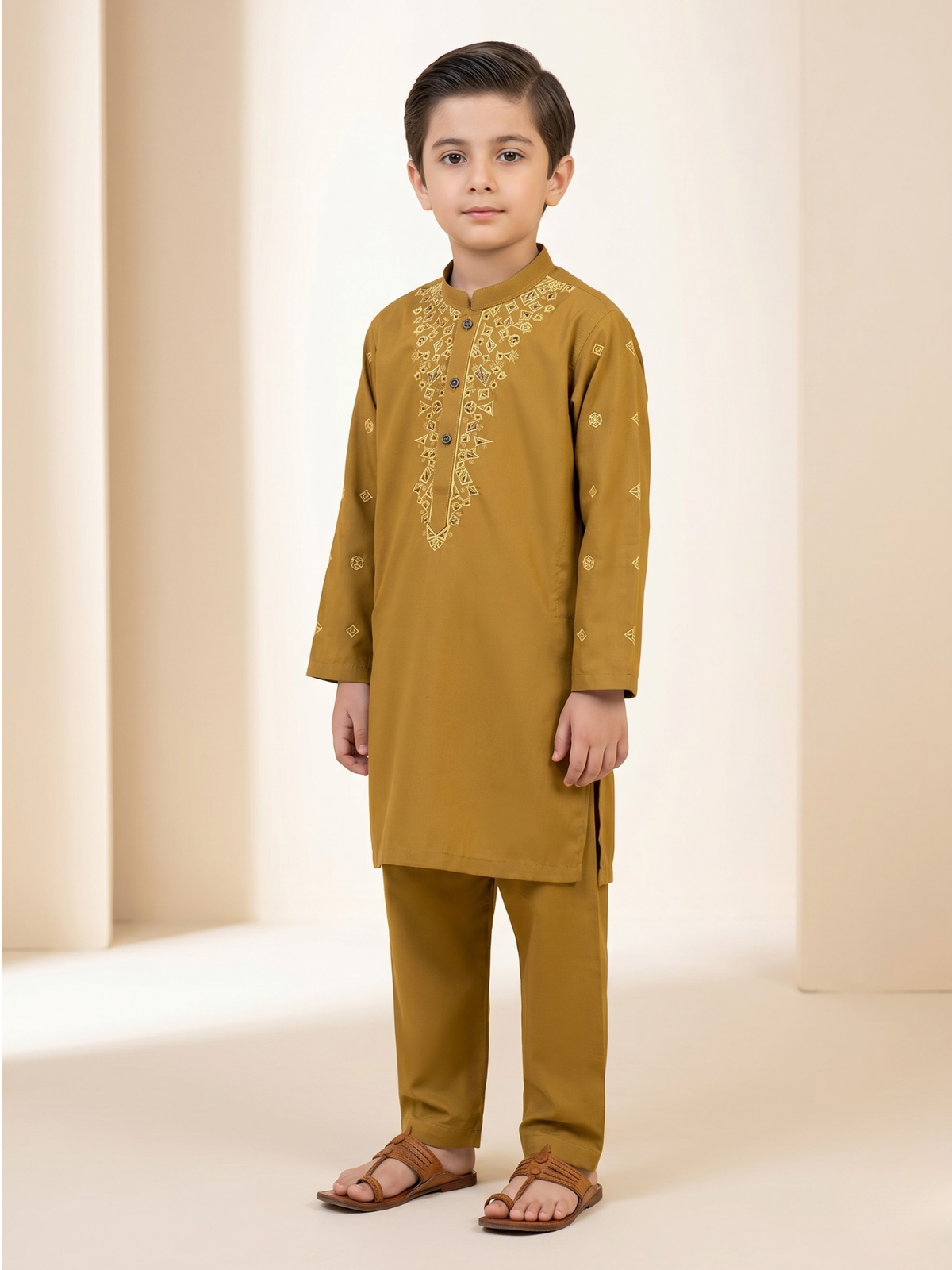 Boys Kurta Trouser Suit 2Pc VB175-E