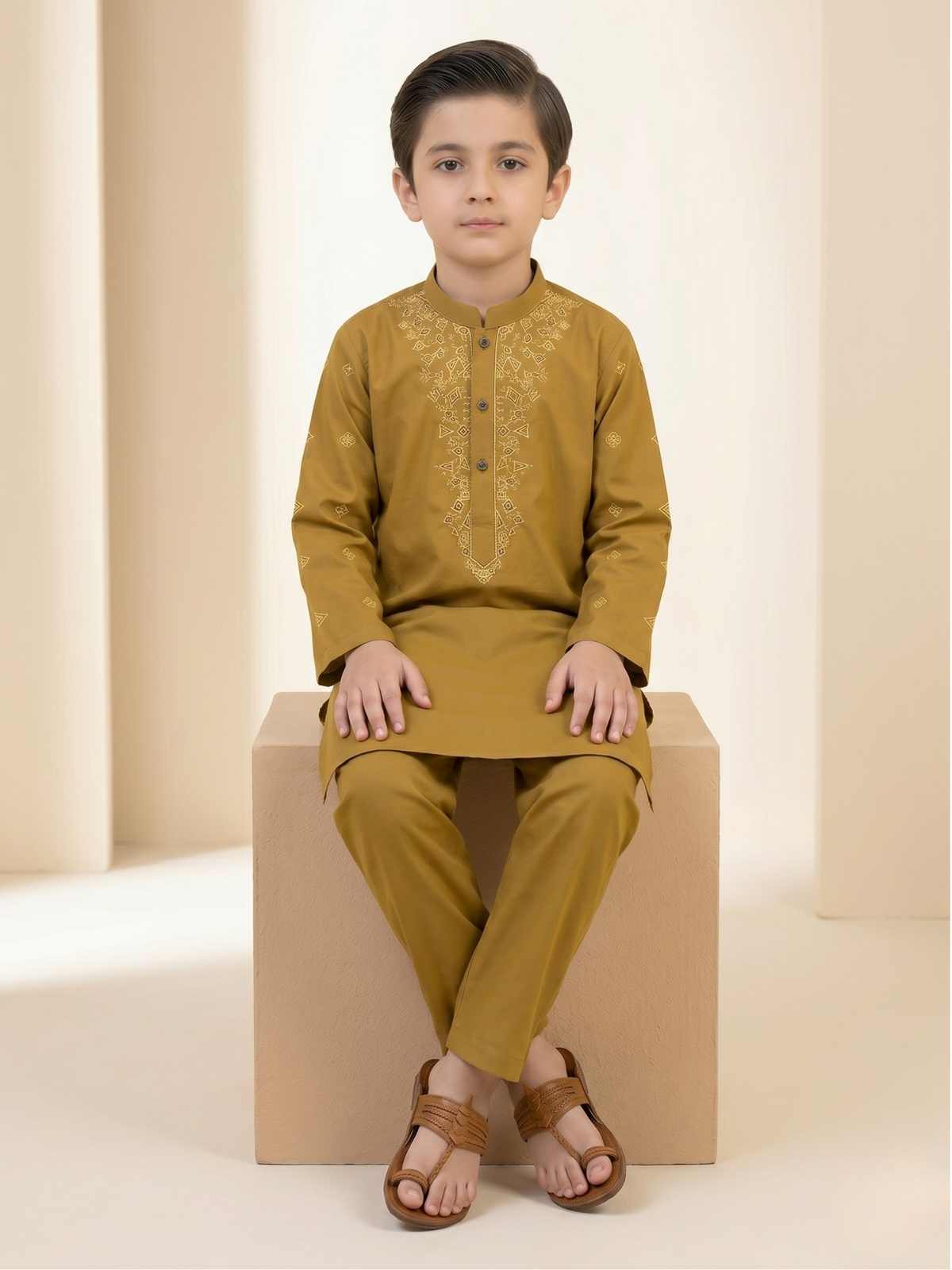 Boys Kurta Trouser Suit 2Pc VB175-E