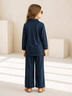 Girls Winter 2Pcs Printed Suit VG232-B
