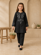 Embroidered Girls Summer 2Pcs Suit VG227-B