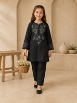 Embroidered Girls Summer 2Pcs Suit VG227-B