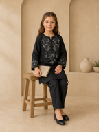 Embroidered Girls Summer 2Pcs Suit VG227-B