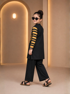 Girls Winter 2Pcs Printed Suit VG231-B