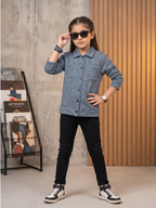 Fleece Shirt Jacket For Boys & Girls VWT63-A