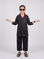 Girls Winter 2Pcs Printed Suit VG233-B
