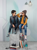 Sleeveless Puffer Jacket Boys & Girls VJ87-B