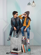 Sleeveless Puffer Jacket Boys & Girls VJ87-B
