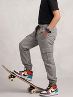 Boys Imported Textured Cargo Trouser VT30-C