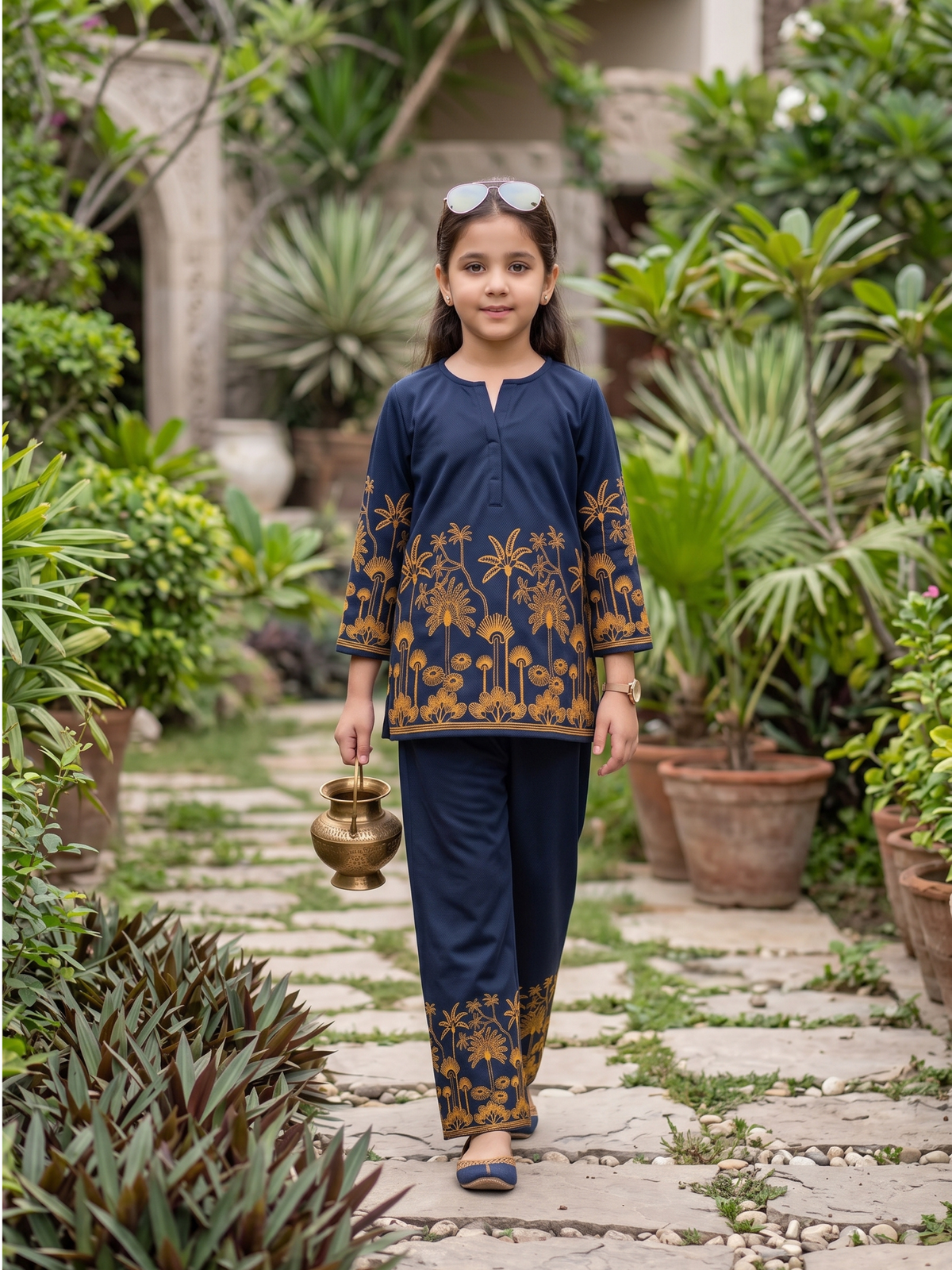 Girls Co Ord Set Printed VG236-B