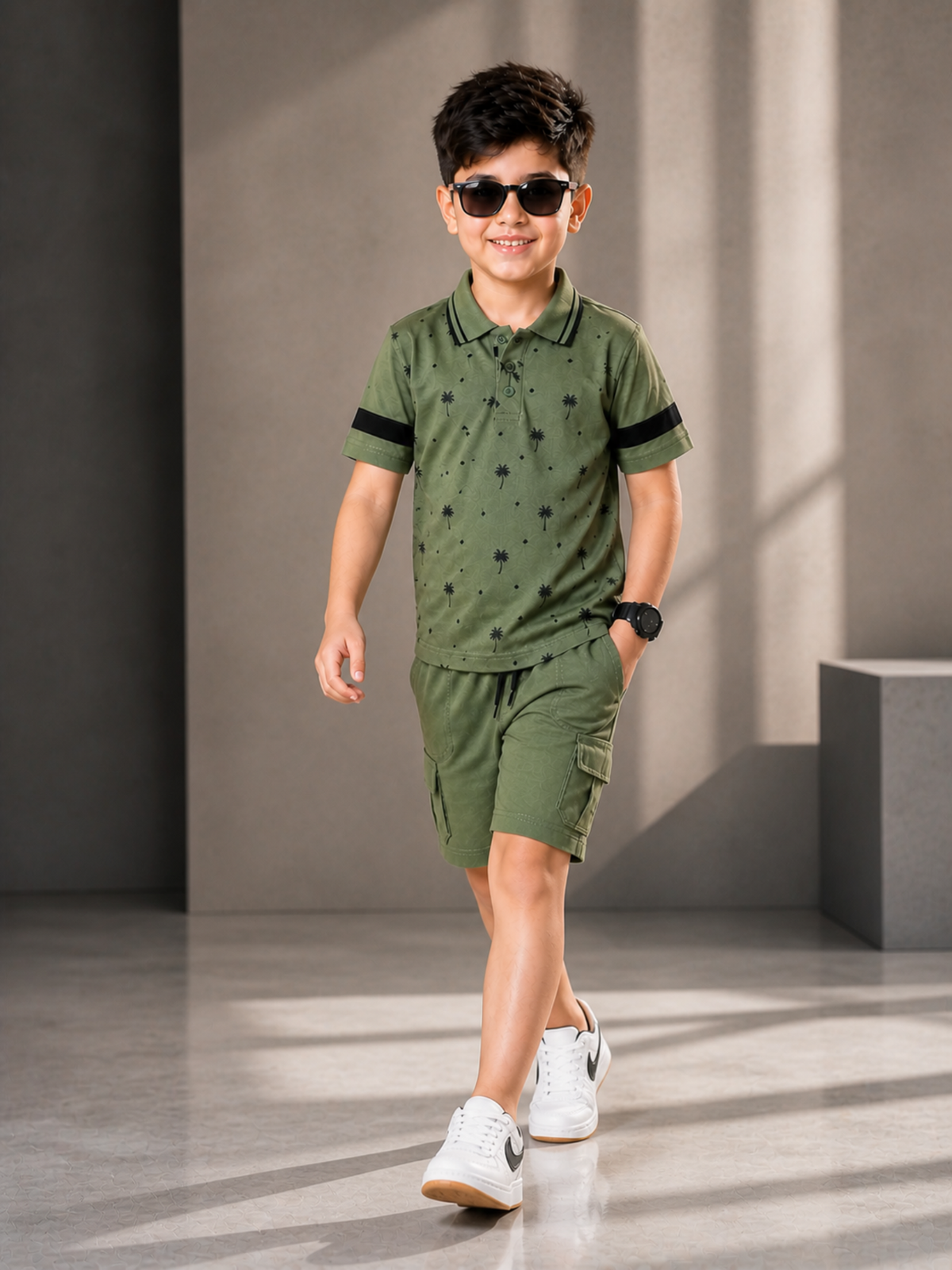 Kids Polo Shirt & Shorts Set VPS05