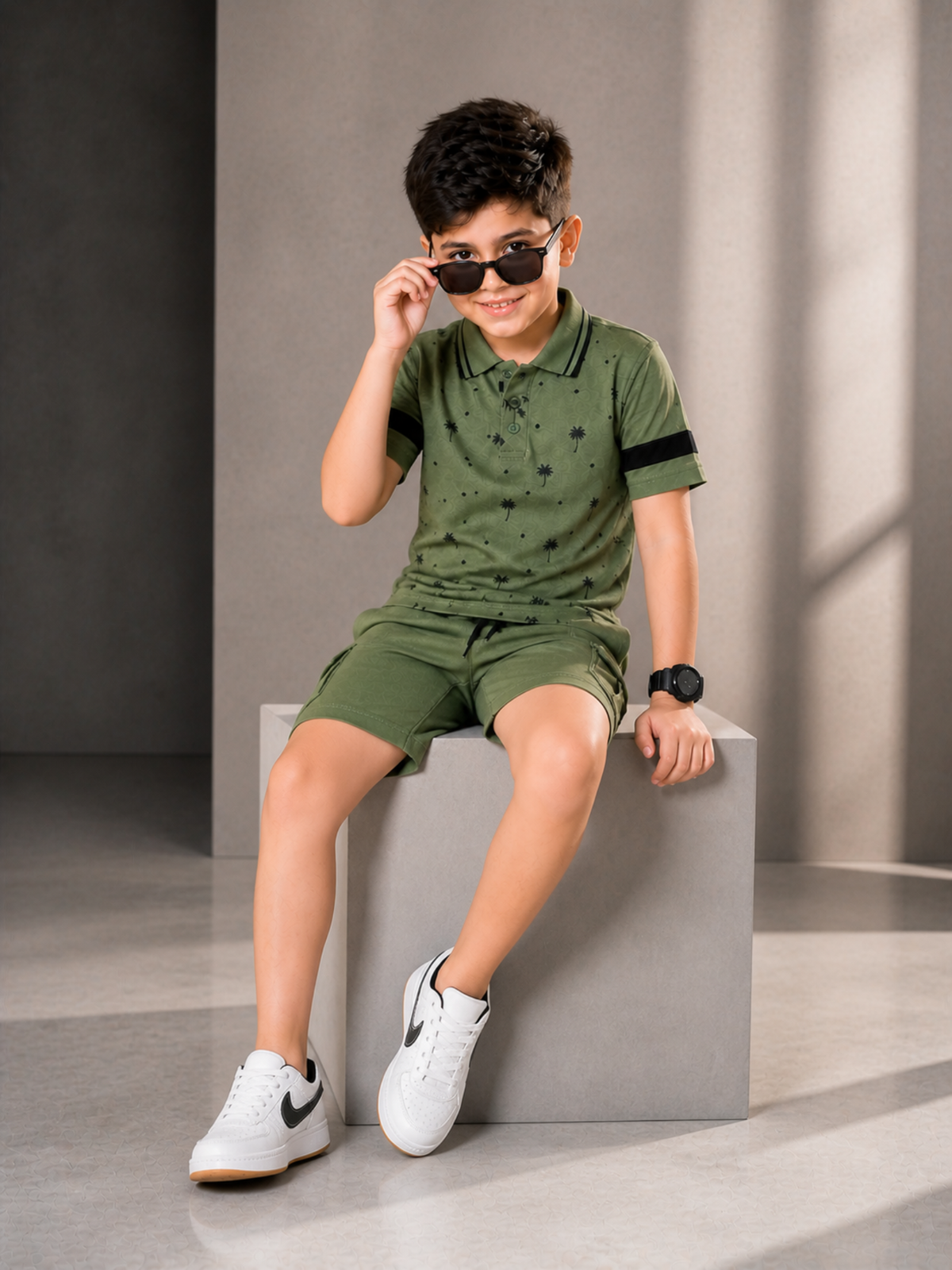 Kids Polo Shirt & Shorts Set VPS05