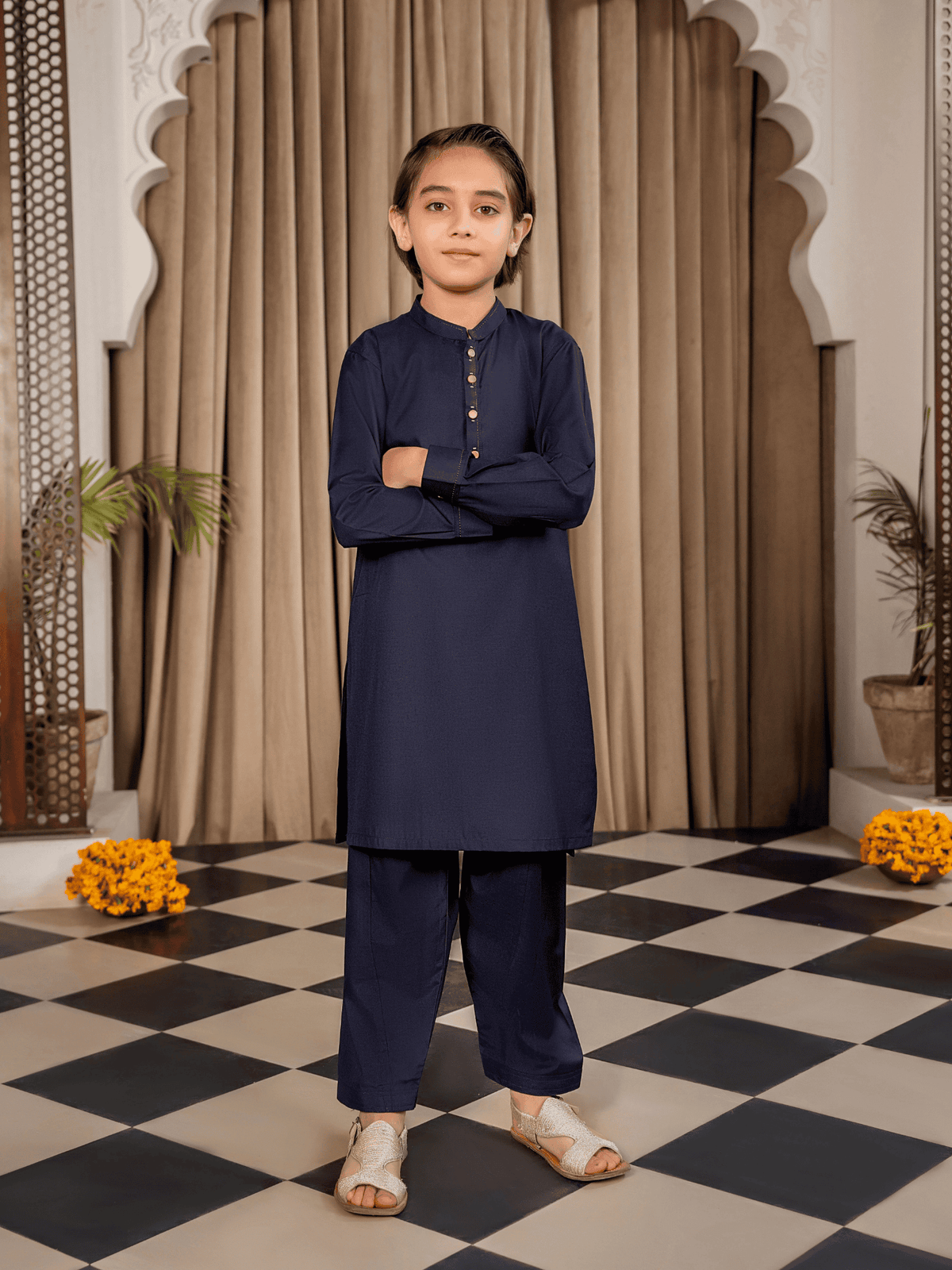 Boys Kurta Shalwar 2Pc suit VB206-B