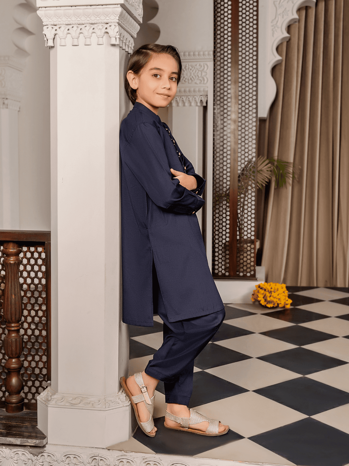 Boys Kurta Shalwar 2Pc suit VB206-B