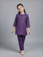 Girls Winter 2Pcs Printed Suit VG202-A