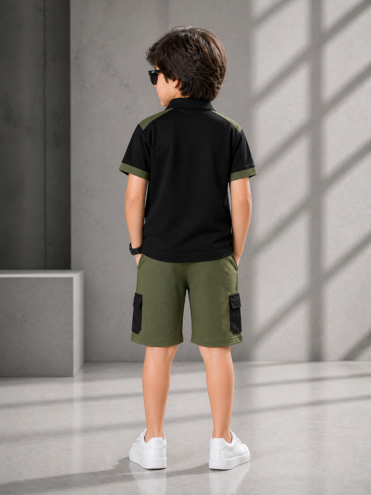 Kids Polo Shirt & Shorts Set VPS02