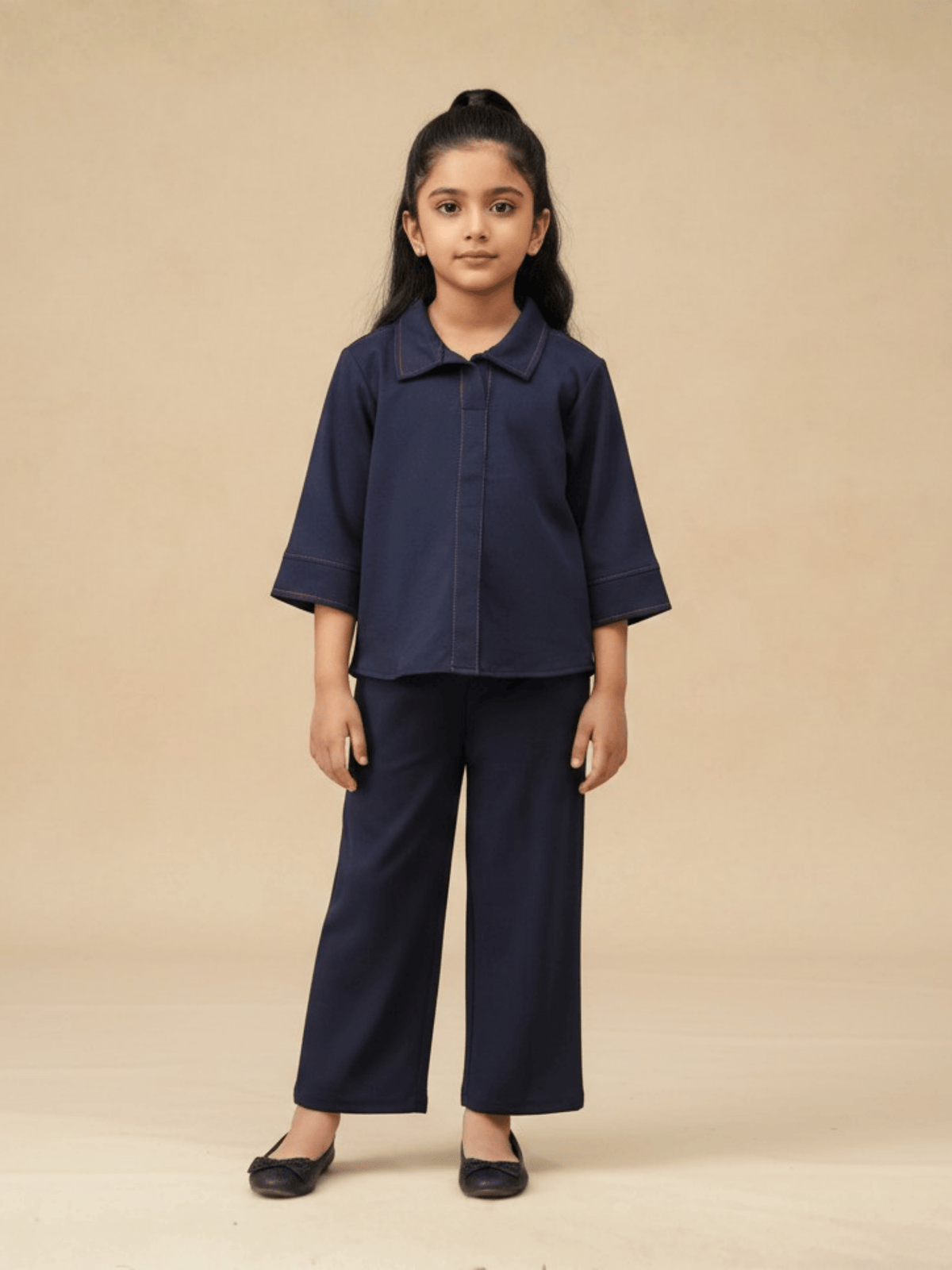 Girls Winter 2Pcs Printed Suit VG205-A