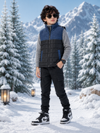 Sleeveless Puffer Jacket Boys & Girls VJ86-B