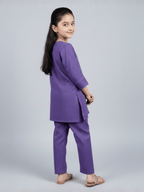 Girls Winter 2Pcs Printed Suit VG207-A
