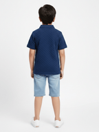 Boys Zip Collar Polo Shirt VP22-C