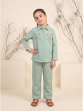 Girls Winter 3Pcs Embroidered Suit VCHN01-F
