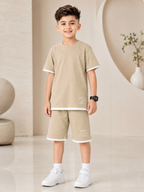 Kids Single Jersey Summer Tracksuit VST74-B