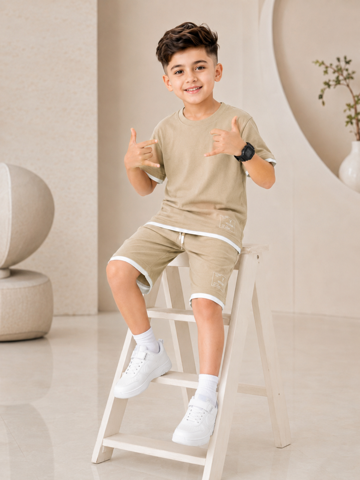 Kids Single Jersey Summer Tracksuit VST74-B
