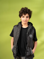 Sleeveless Hooded Puffer For Boys & Girls VJ77-C