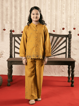 Girls Summer 2Pcs Embroidered Suit VG190-A