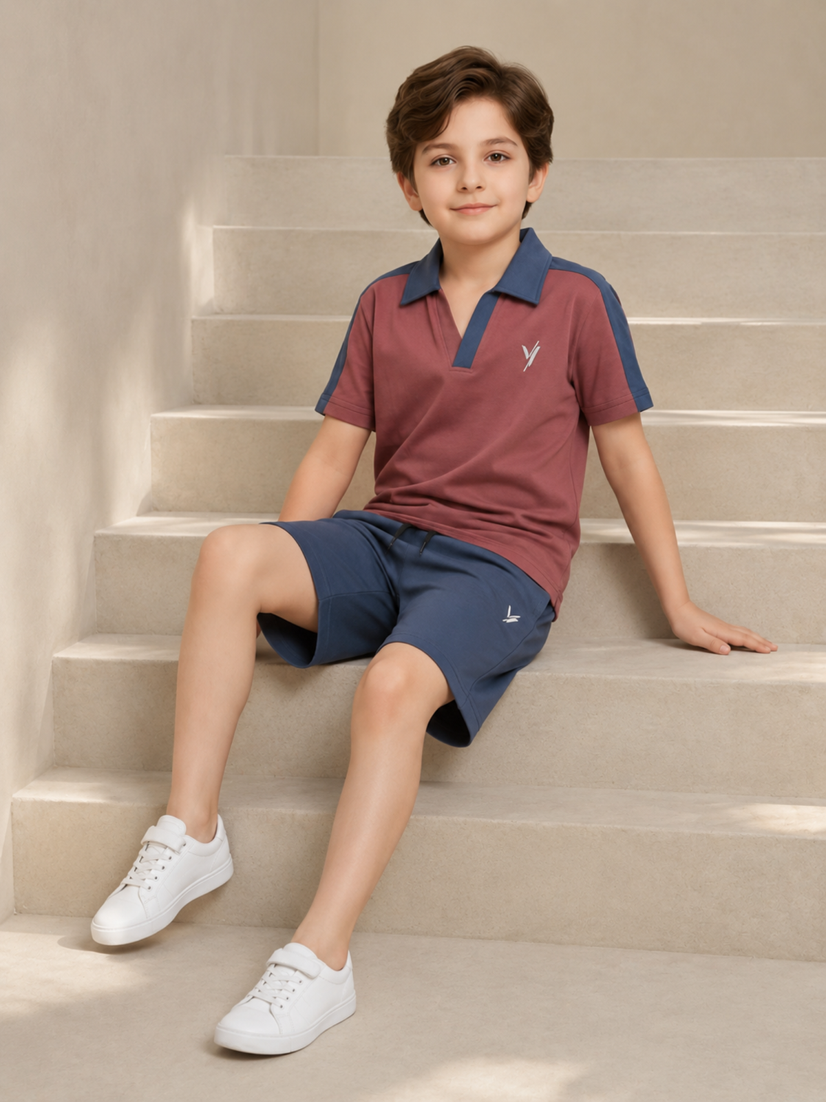 Kids Single Jersey Summer Tracksuit VST73-B