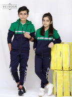 Hooded Tracksuit For Boys & Girls, Fleece #VWT15-B