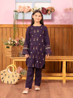 Girls Summer 2Pcs Embroidered Suit VG101-B