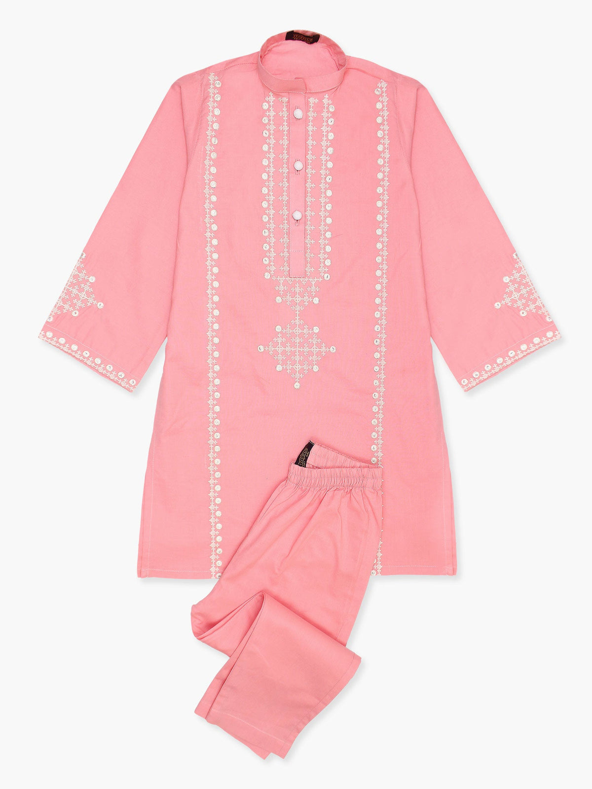 Girls Summer 2Pcs Embroidered Suit VG103-A