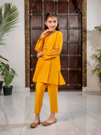 Girls Summer 2Pcs Embroidered Suit VG106-A