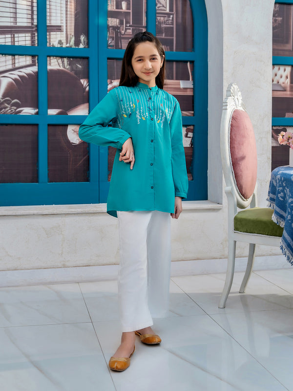 Girls Summer Embroidered Shirt VG122-A