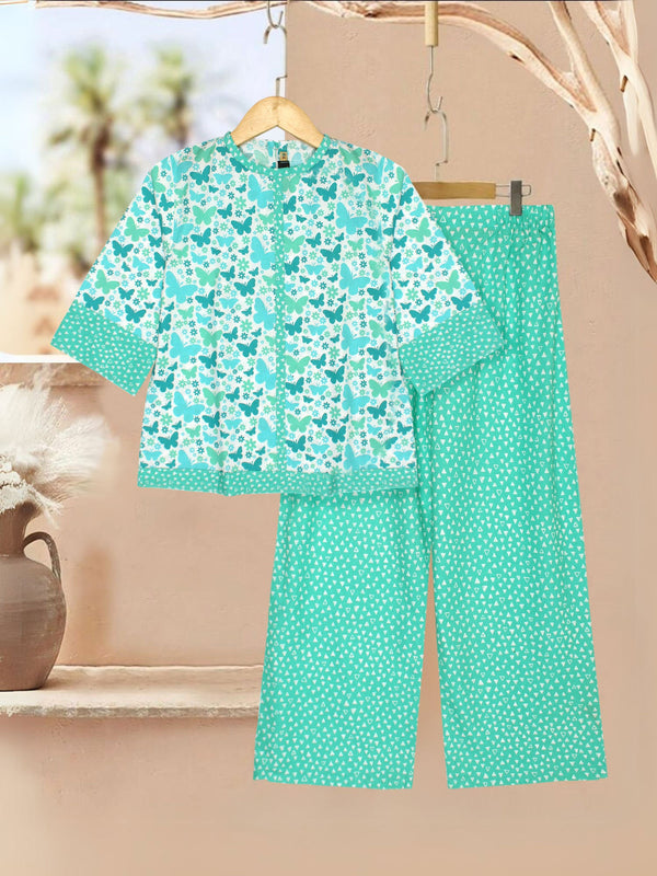 Girls Summer 2Pcs Printed SuitVG142-C