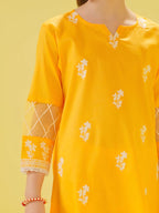 Girls Summer 2Pcs Embroidered Suit VG145-C
